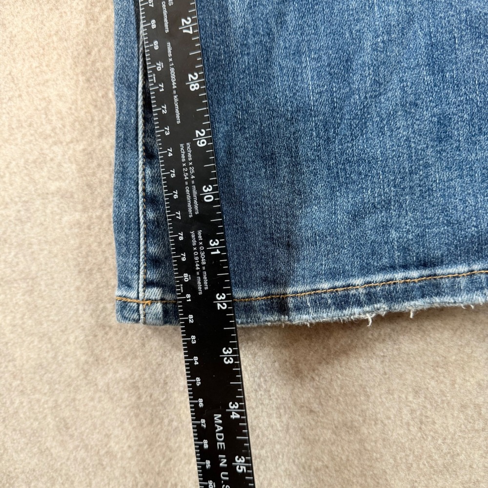 Judy Blue Flare Jeans 7/28 Distressed High Rise Blue Bell Bottom JB88480 - Picture 8 of 10